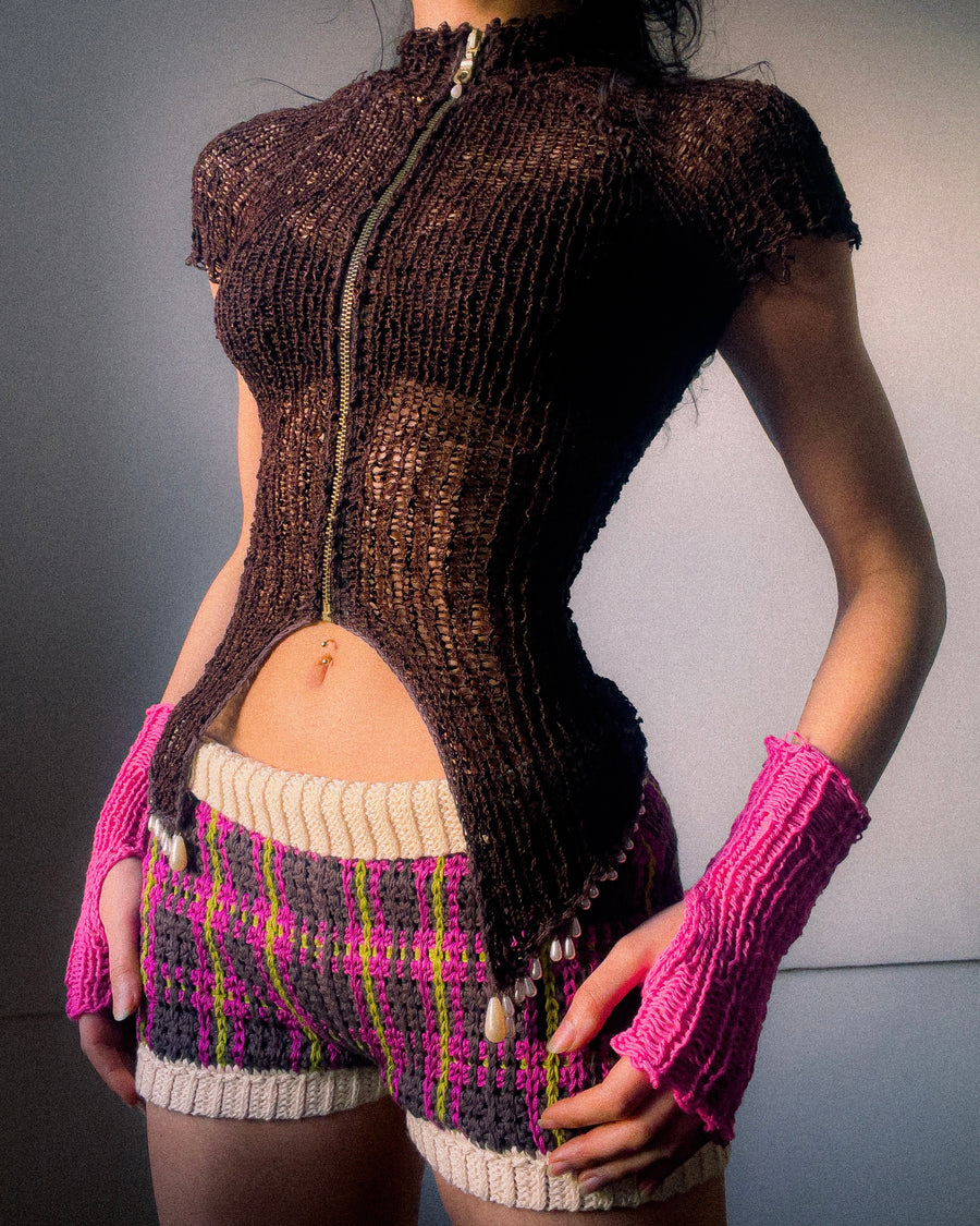 Tartan shorts