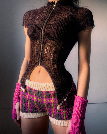 Tartan shorts