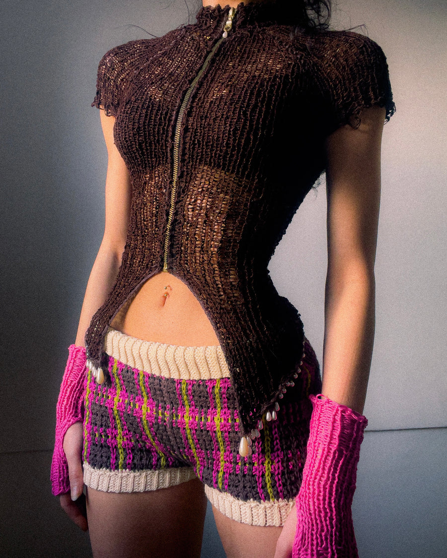 Tartan shorts