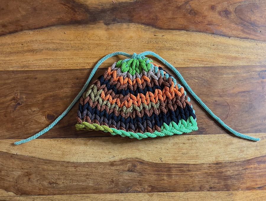 Chunky beanie earth