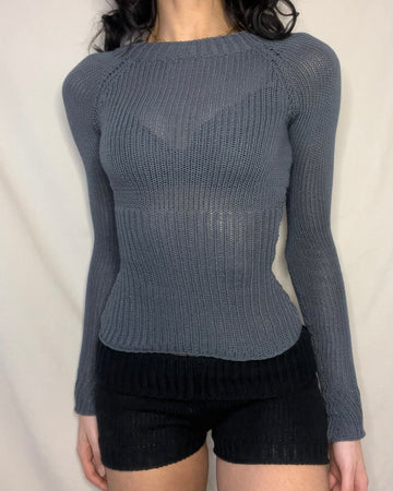 Charcoal Raglan