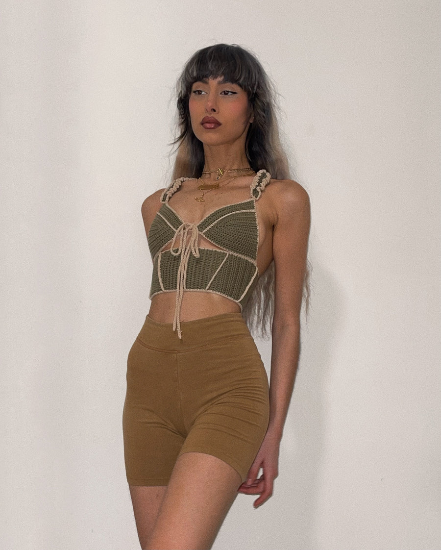 Frilly Cut-out Top