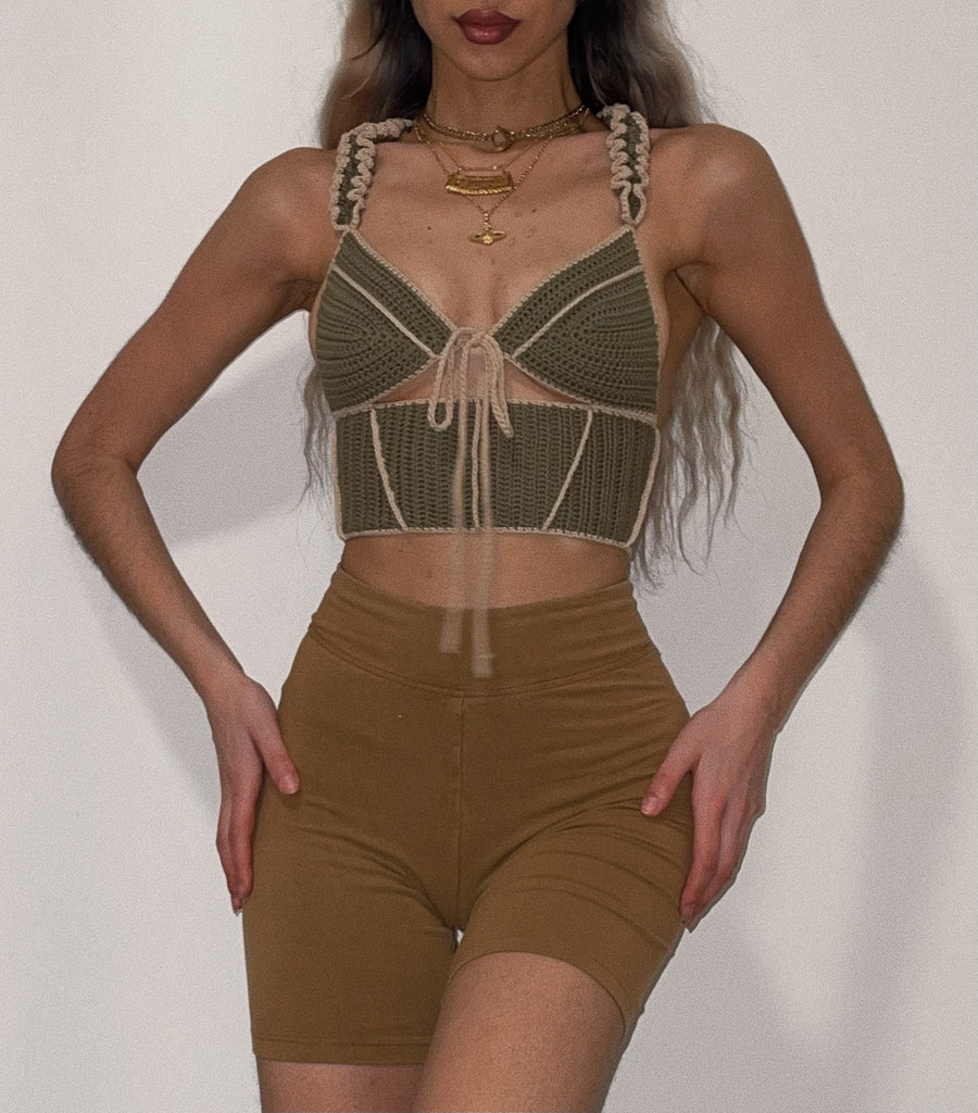 Frilly Cut-out Top